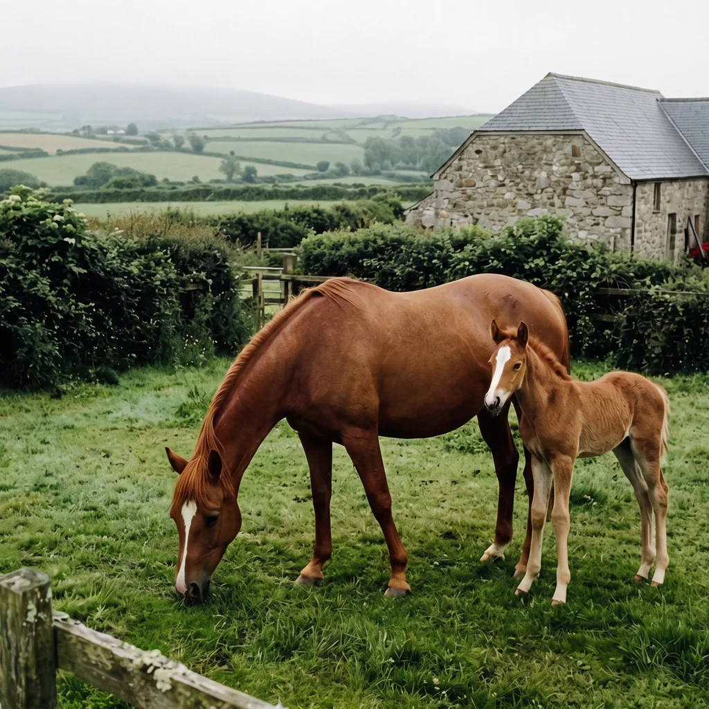 Élevage de chevaux au Ferme équestre de Margnot, Saint-Marc-à-Frongier