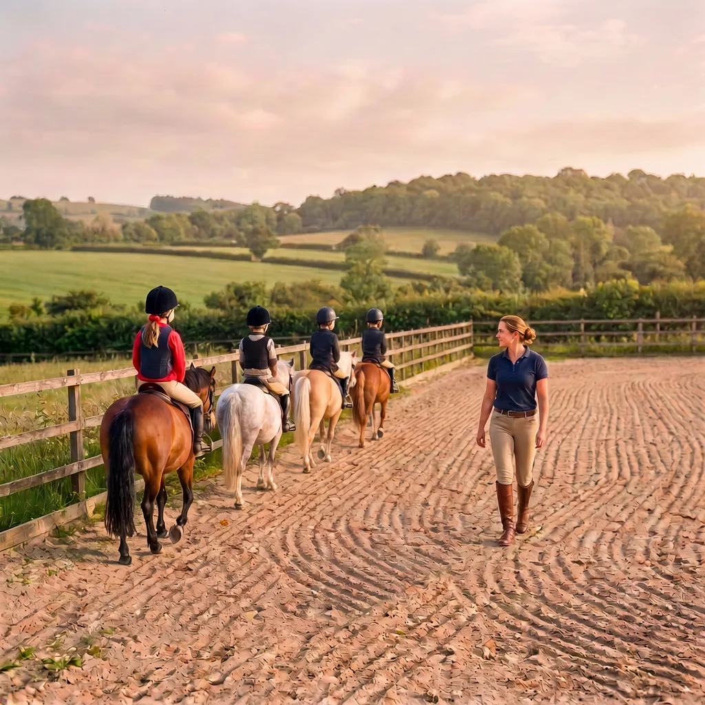 Cours de poney à Saint-Marc-à-Frongier, Creuse